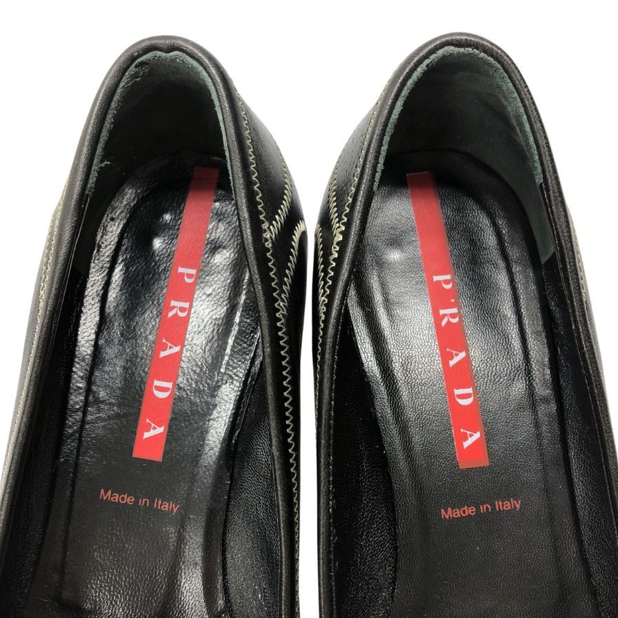 プラダ パンプス 3168 レザー レディース サイズ24cm PRADA 約24.0cm【AFD13】