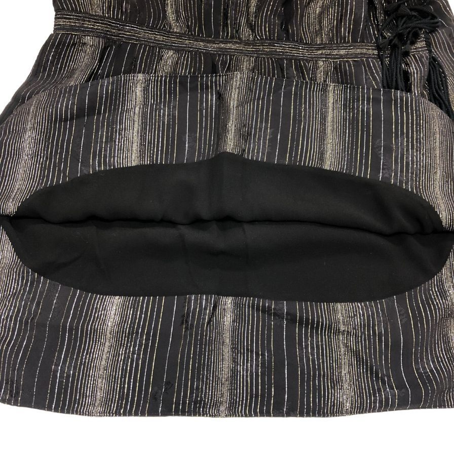 極美品◆サンローラン パリ ノースリーブ ワンピース シルク 2019 レディース サイズ42 ブラック SAINT LAURENT PARIS 【AFB13】