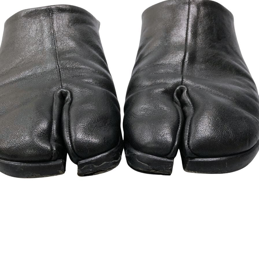 メゾン マルジェラ タビ バブーシュ シューズ ブラック ブラック サイズ40 S57WR0051メンズ Maison Margiela TABI BABOUCHE ビジネスシューズ 約25.0cm【LA】【中古】