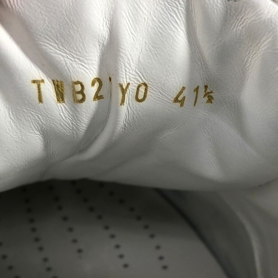 ヴァレンティノ ガラヴァーニ ローカットスニーカー バウンス VLTN ホワイト サイズ41.5 VALENTINO GARAVANI 約26.5cm【AFC34】