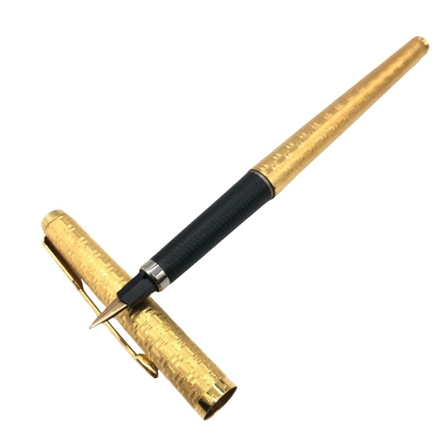美品◆パーカー 万年筆 180 ゴールド系 PARKER【AFI4】