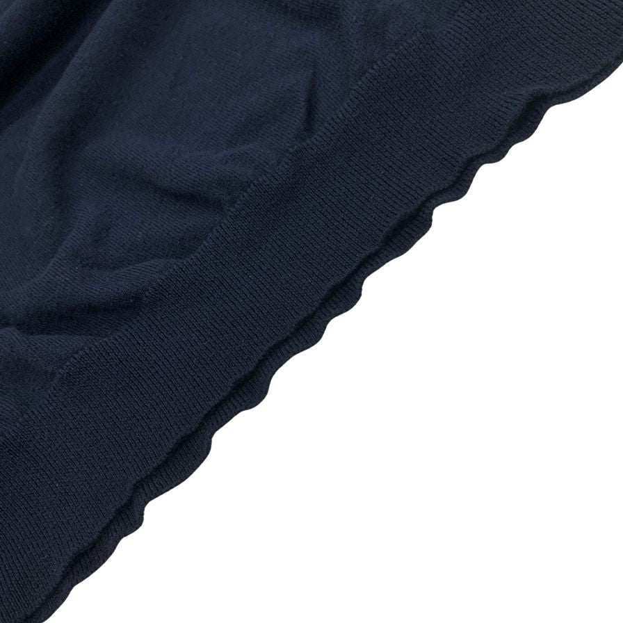 ジョンスメドレー ラウンドネック ニットセーター シーアイランドコットン メンズ サイズM ブラック JOHN SMEDLEY【LA】