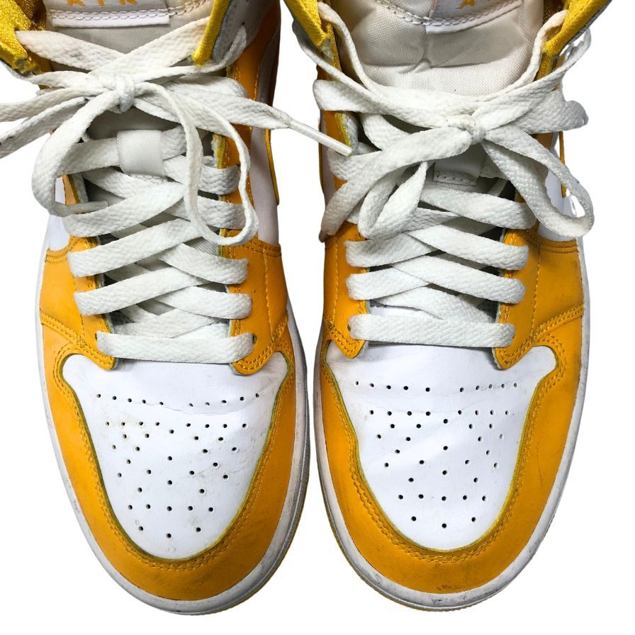ナイキ スニーカー エアジョーダン 1 BQ6472-117 イエロー系 サイズ26.5 メンズ NIKE WMNS AIR JORDAN 1 MID 約26.5cm【AFC8】