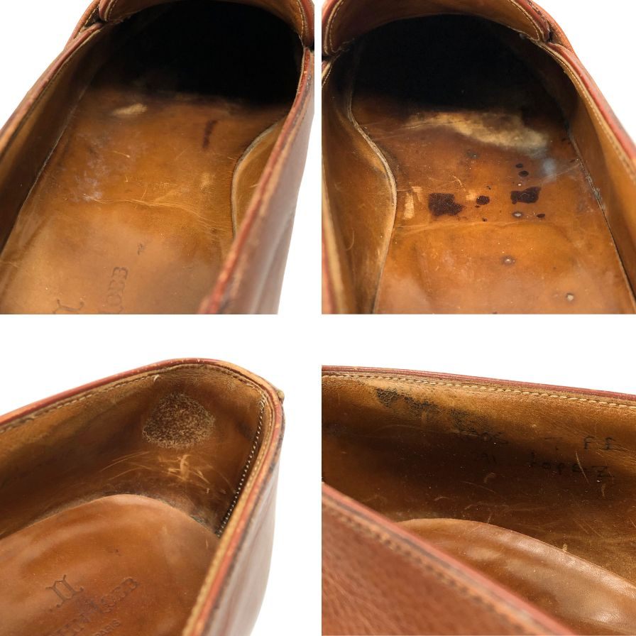 ジョンロブ ロペス ローファー レザーシューズ メンズ サイズ7EE ブラウン JOHN LOBB LOPEZ ローファー 約25.5cm【LA】【中古】