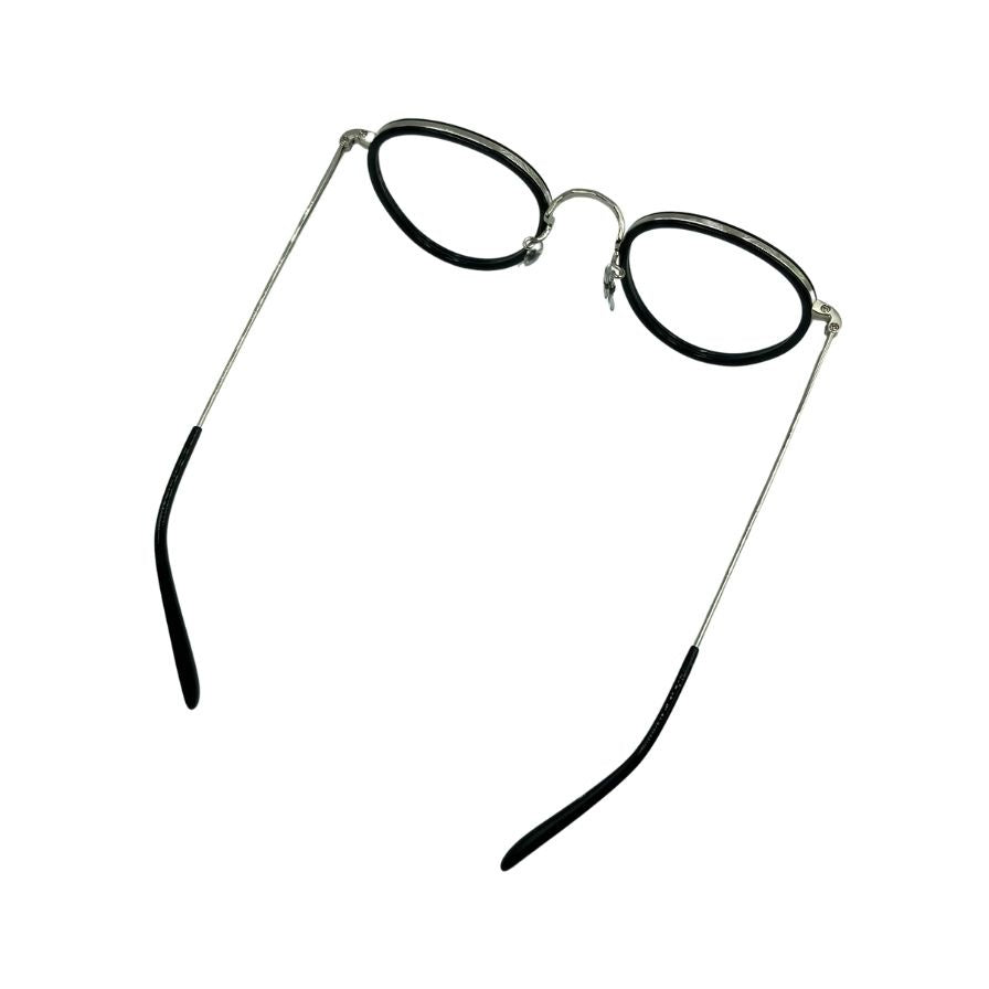 オリバーピープルズ メガネ サングラス MP-2 雅 46□24-148 黒×シルバー OLIVER PEOPLES【AFI2】