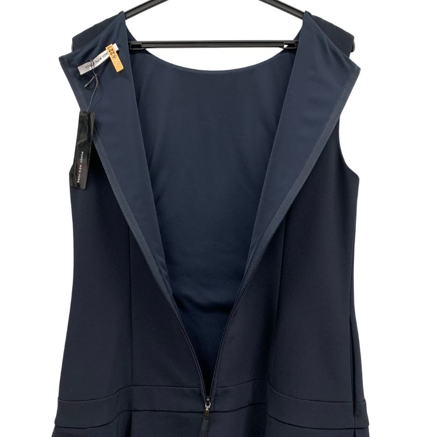 極美品◆フォクシー ワンピース 37710 ネイビー系 レディース サイズ38 FOXEY 【AFB37】