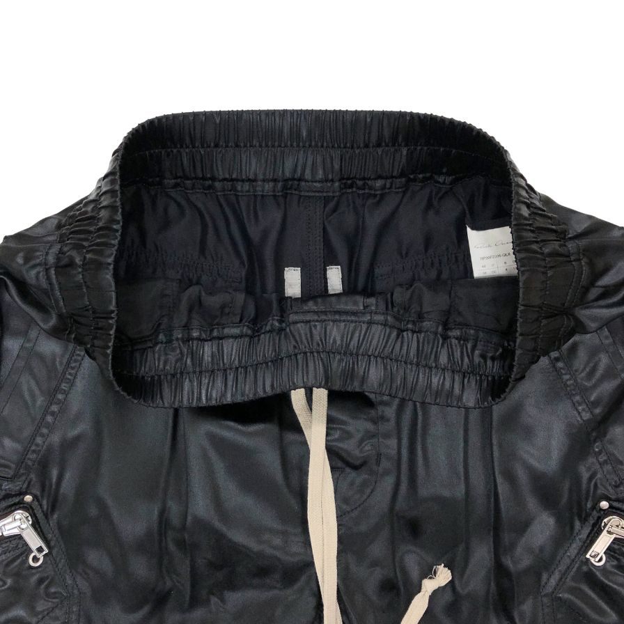 リックオウエンス 20FW ジョガーパンツ レザー ブラック レディース サイズ40 RP20F2306-QLX Rick Owens 【AFB34】