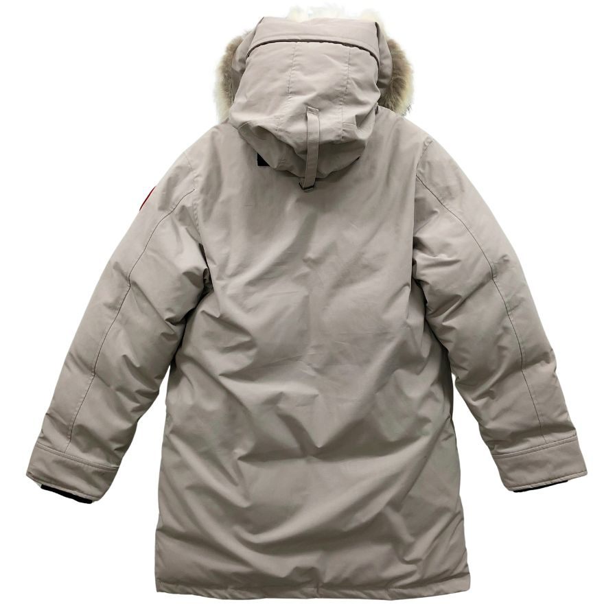 美品◆カナダグース ダウンジャケット ラングフォード パーカー 2062M ファー フード グレー メンズ サイズL CANADA GOOSE 【AFA18】