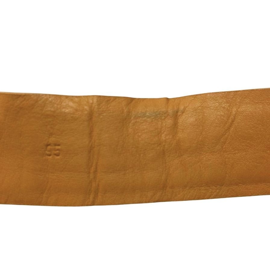 エルメネジルドゼニア ベルト レザー ブラウン メンズ サイズ95 Ermenegildo Zegna【AFI18】