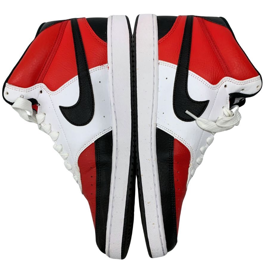ナイキ コート ビジョン ミッド サテンレッド メンズ サイズ28.0 DM1186-600 Nike Court Vision Mid White Red Black 約28.0cm【AFC47】