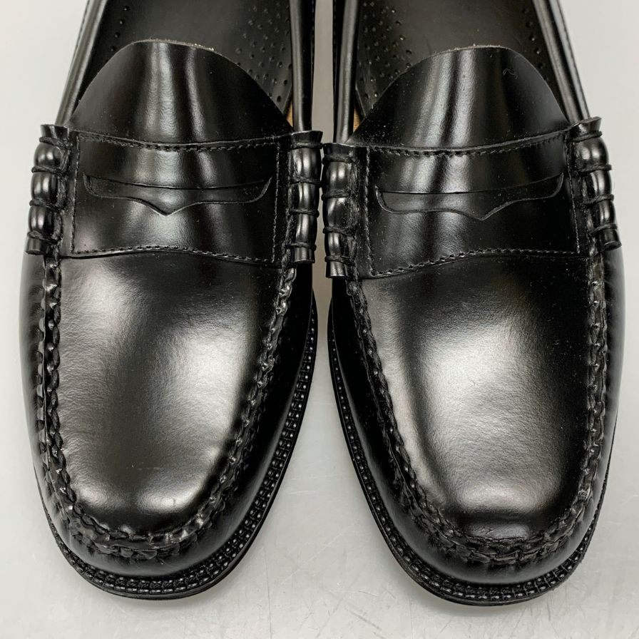 ジーエイチバス ローファー ウィージャンズ ラーソン サイズ10.5 メンズ ブラック G.H.Bass&Co. WEEJUNS LARSON ローファー 約29.0cm【LA】【中古】