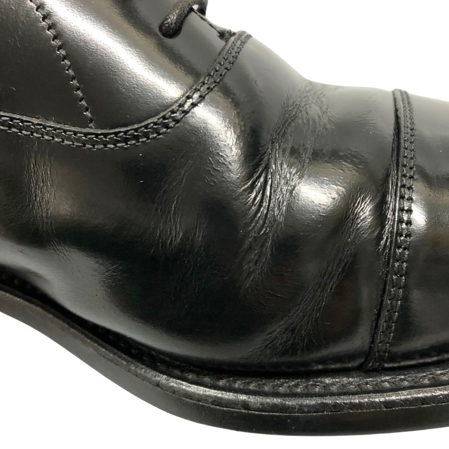 アルフレッドサージェント レザーシューズ ストレートチップ ブラック サイズ7 Alfred Sargent 約25.5cm【AFC5】