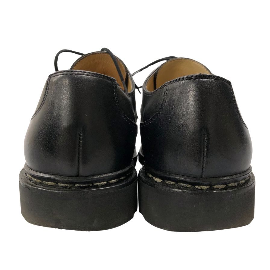 パラブーツ レザーシューズ Uチップ アヴィニョン ブラック リスレザー メンズ UK5.5 Paraboot AVIGNON ビジネスシューズ 約24.0cm【LA】【中古】