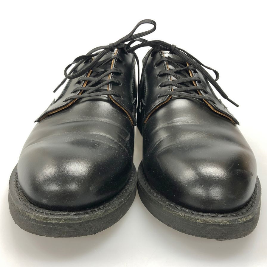 レッドウィング レザーシューズ プレーントゥ ポストマン オックスフォード 101 レザー サイズUS8D メンズ ブラック RED WING 約26.0cm【AFD7】