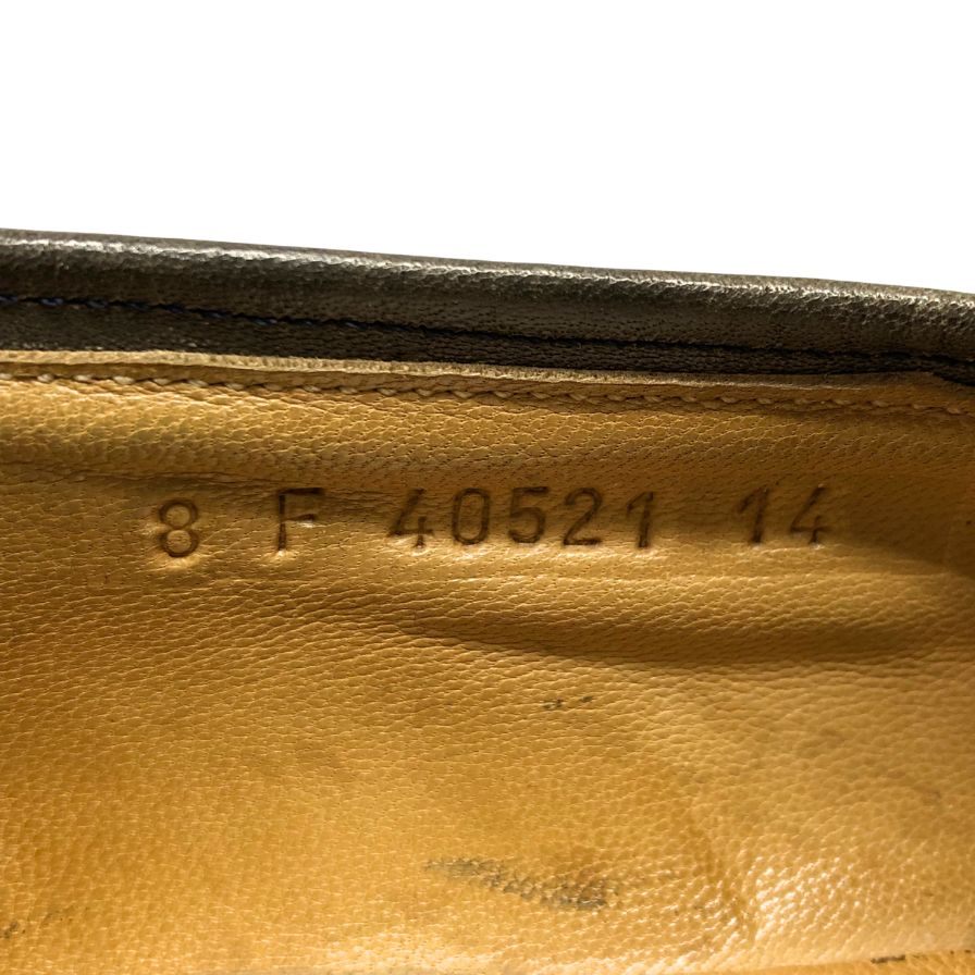 パラブーツ ローファー ランス レザー ブラック サイズ8 メンズ PARABOOT REIMS ローファー 約26.5cm【LA】【中古】