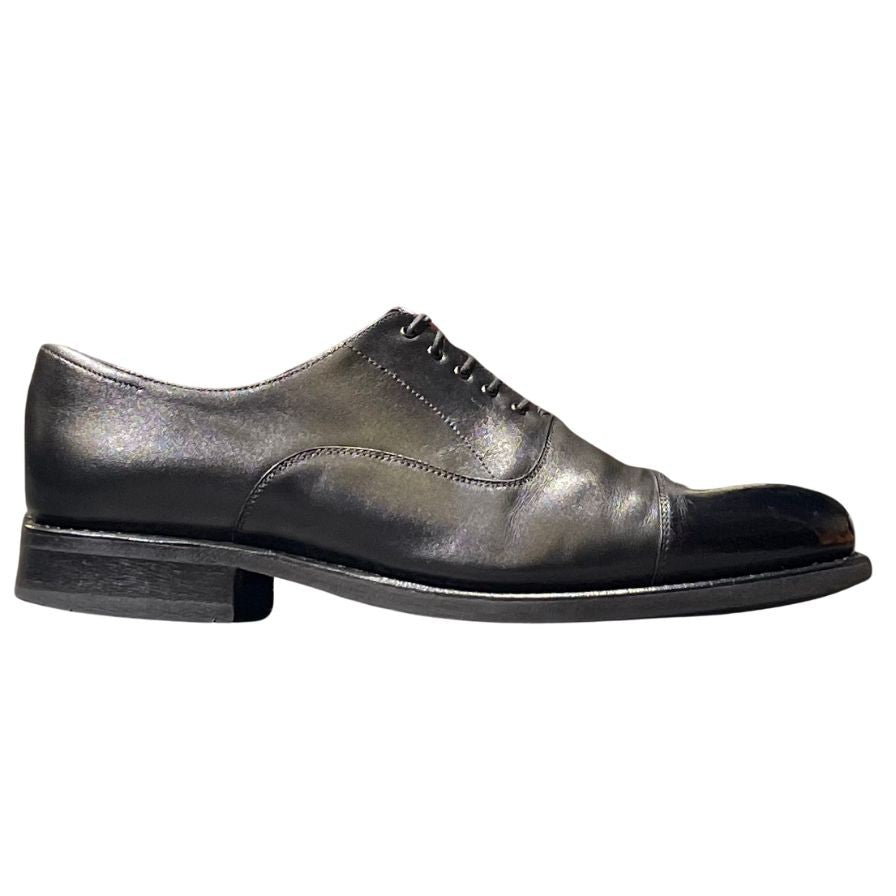 パラブーツ レザーシューズ ストレートチップ クレマンソー メンズ サイズUK8 ブラック PARABOOT CLEMENCEAU ビジネスシューズ 約27.0cm【LA】【中古】