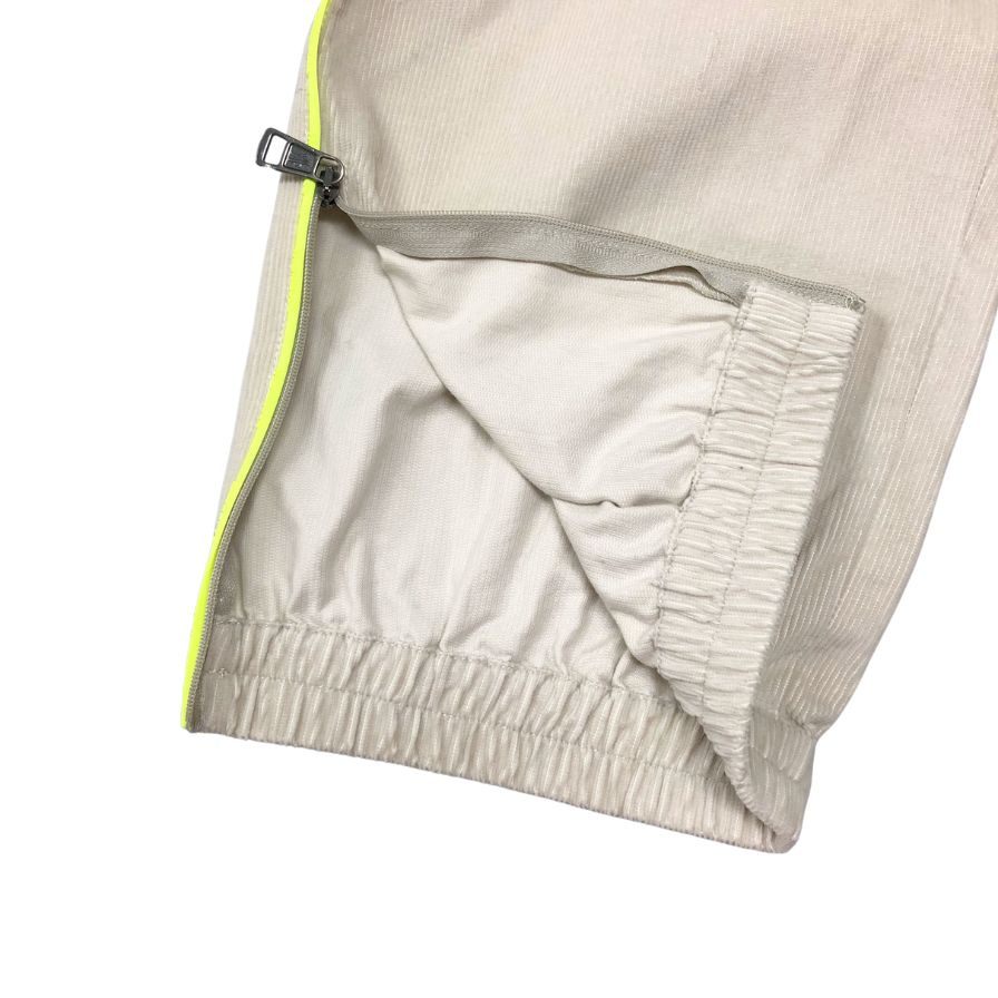 モンクレール 19AW ジップパンツ PANTALONE コーデュロイ ホワイト メンズ サイズ50 MONCLER 【AFB37】
