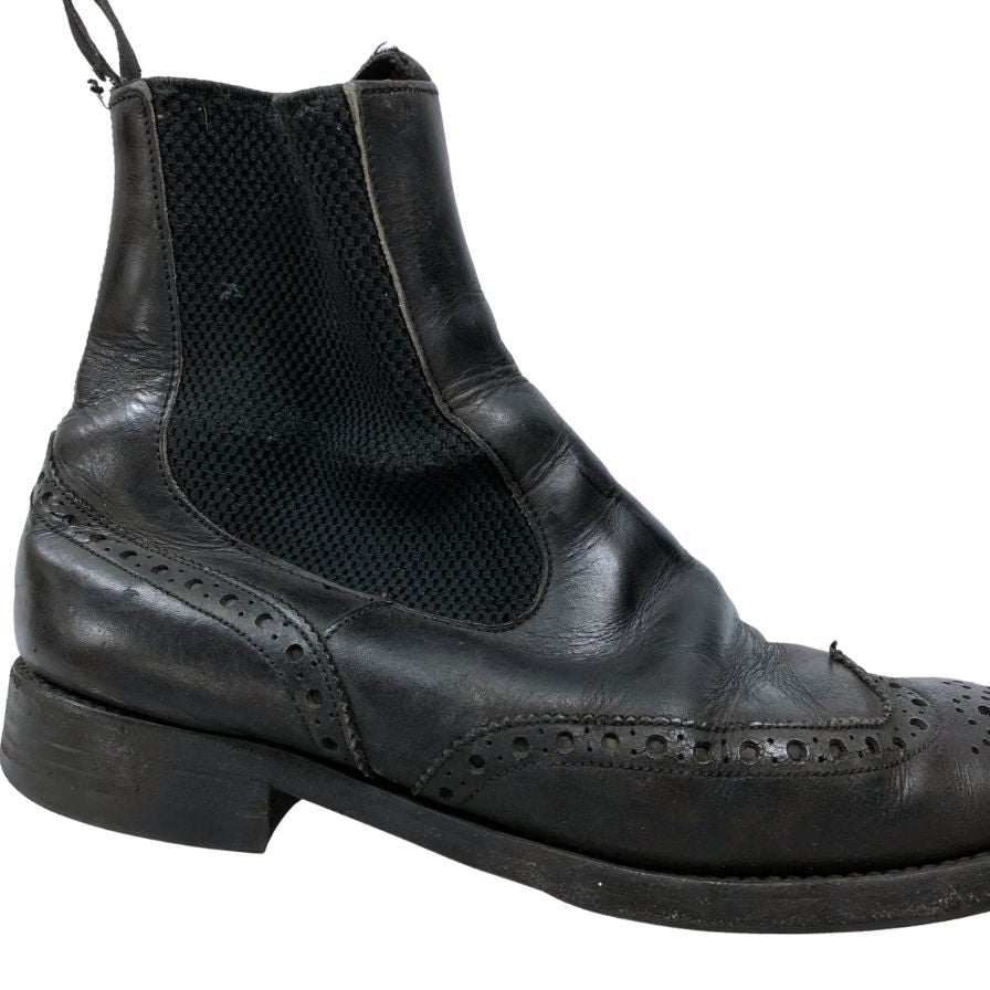 トリッカーズ サイドゴア ブーツ メンズ ブラック 25.0 Tricker’s 約25.0cm【AFD9】