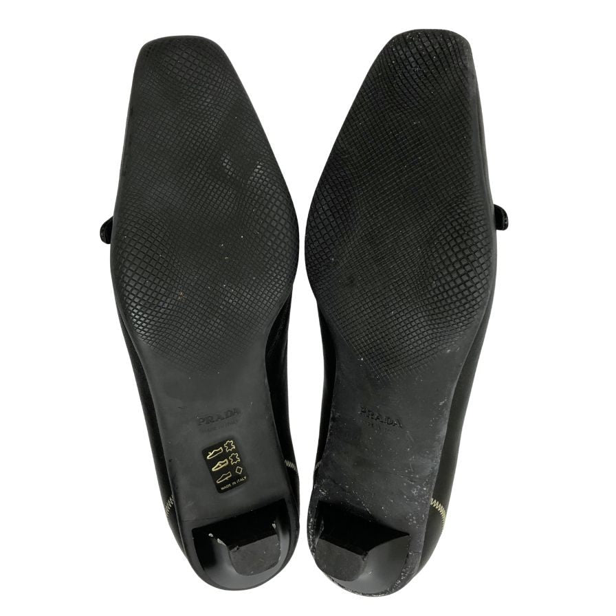 プラダ パンプス 3168 レザー レディース サイズ24cm PRADA 約24.0cm【AFD13】