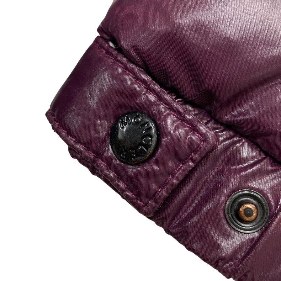 中古◆モンクレール ダウンジャケット BADY GIUBBOTTO パープル レディース サイズ1 MONCLER 【AFA22】