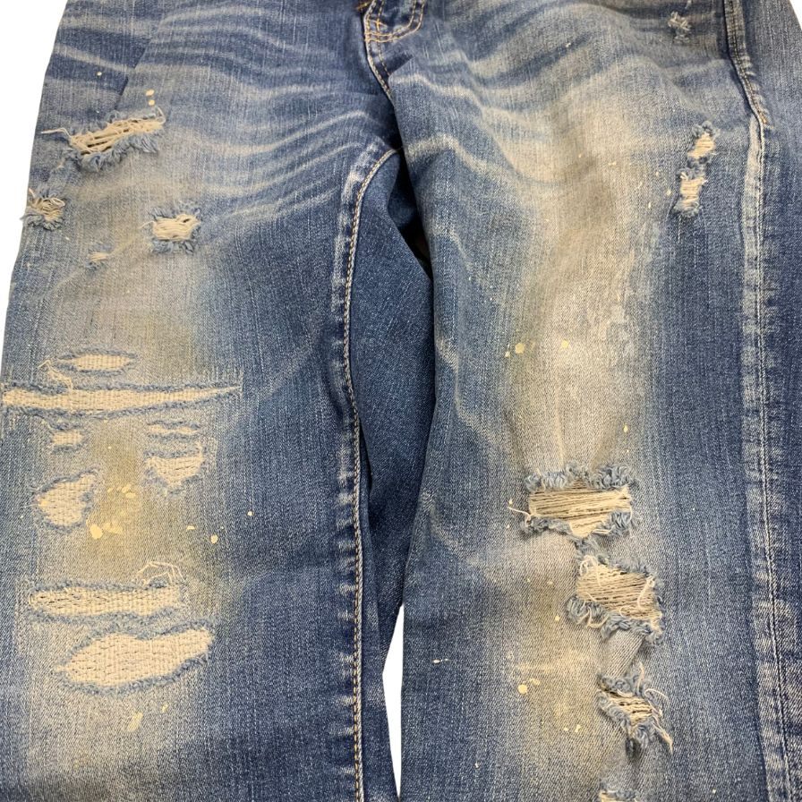 ビッグジョン デニムパンツ MMM134J Carrot Leg レディース サイズ28 ブルー系 BIG JOHN 【AFB35】