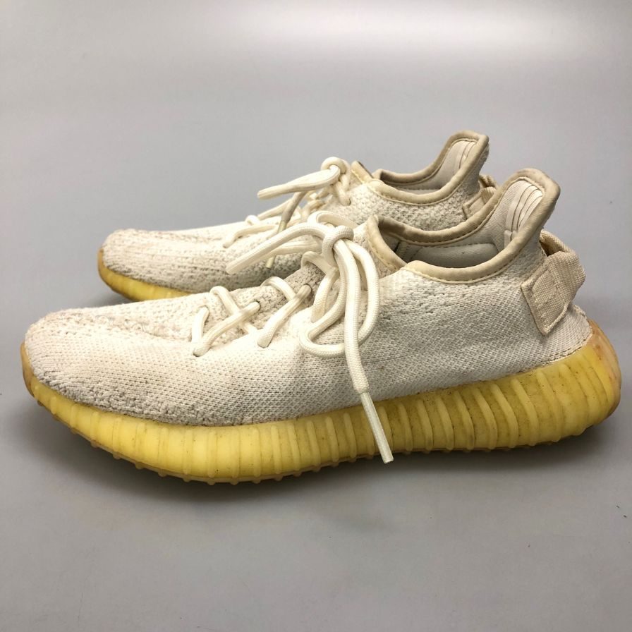 アディダス スニーカー イージー ブースト350 V2 レディース サイズ22.5cm ホワイト adidas YEEZY BOOS 約22.5cm【AFC29】