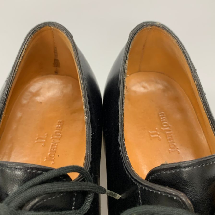 ジョンロブ レザーシューズ ノルウェイ Uチップ カーフ ブラック 5495ラスト メンズ サイズ7E JOHN LOBB Norway ビジネスシューズ 約25.5cm【LA】【中古】