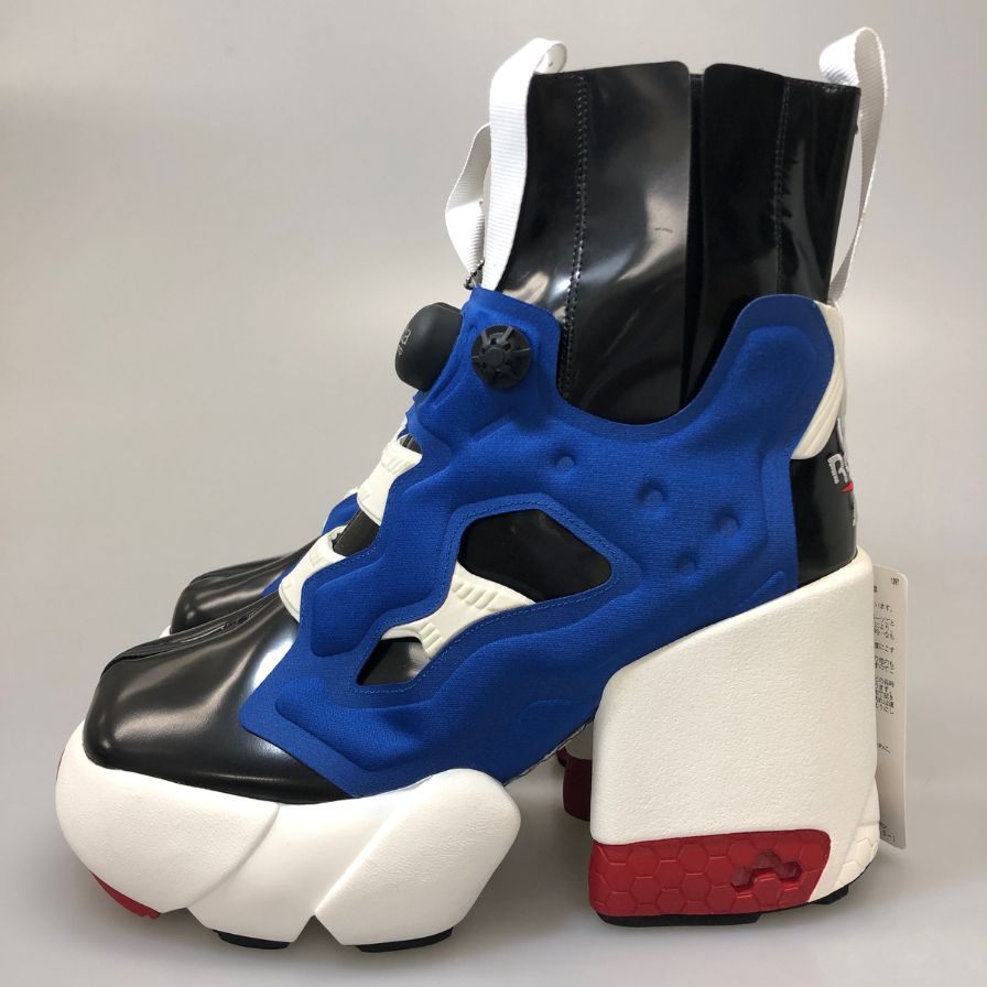 メゾンマルジェラ リーボック スニーカー Tabi Instapump Fury Hi S34WU0023 ブルー系 レディース サイズ37 Maison Margiela Reebok 約23.5cm【AFD2】
