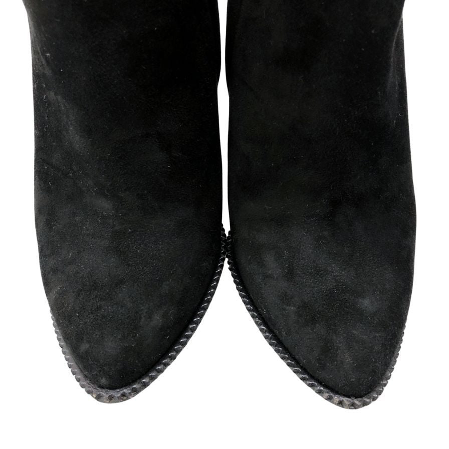 ジバンシィ ブーツ スエード ブラック レディース サイズ36 GIVENCHY 約22.5cm【AFC35】