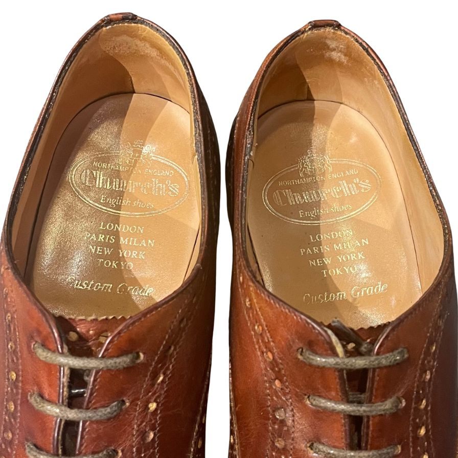 チャーチ レザーシューズ ディプロマット カーフ メンズ サイズ65F 173ラスト Church's DIPLOMAT ビジネスシューズ 約25.5cm【LA】【中古】
