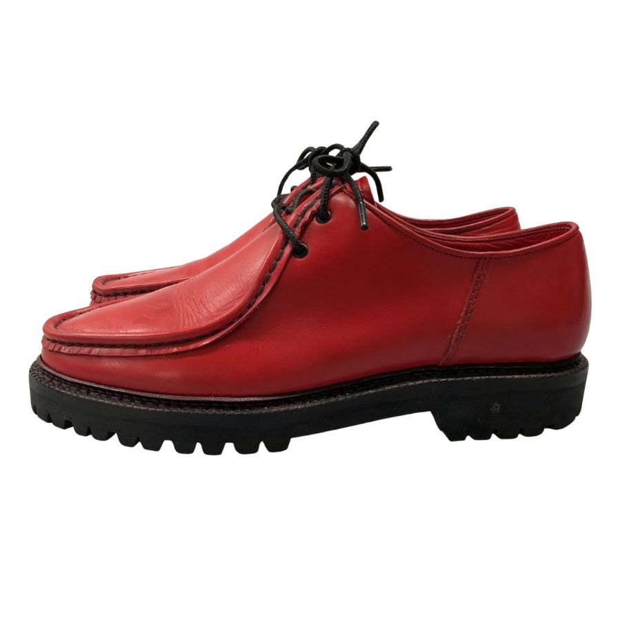 エヴィス 山根靴店 チロリアンシューズ レザー 2006 サイズ26.5 メンズ レッド EVISU YAMANE SHOES 約26.5cm【AFC35】
