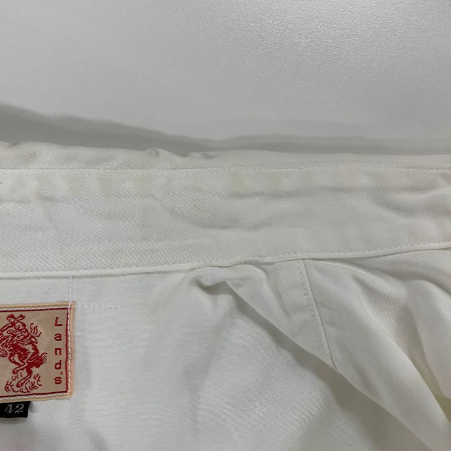 中古◆ブライスランズ ウエスタンシャツ サイズ42 ホワイト Bryceland's 【AFB37】