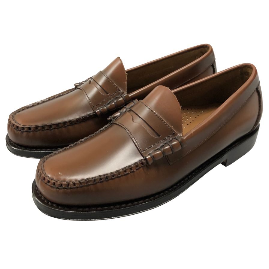 ジーエイチバス ローファー ウィージャンズ ラーソン モカ サイズ7 メンズ ブラウン系 G.H.Bass&Co. WEEJUNS LARSON ローファー 約26.0cm【LA】【中古】