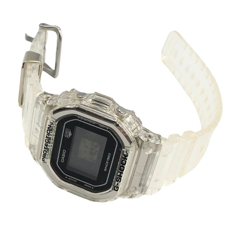 カシオ Gショック 腕時計 クォーツ デジタル ラバーベルト 40周年記念モデル クリア DW-5040RX-7JR CASIO G-SHOCK【AFI14】