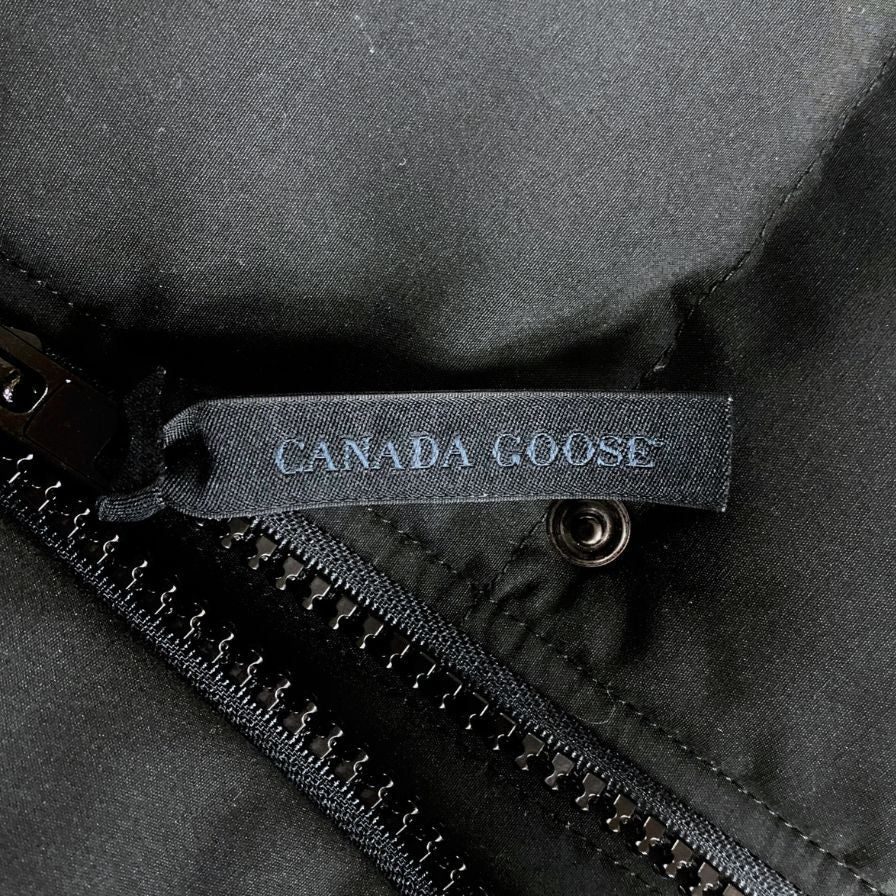 美品◆カナダグース ダウンジャケット ウィンダムパーカー 3808MB サイズL ブラック メンズ CANADA GOOSE 【AFA7】