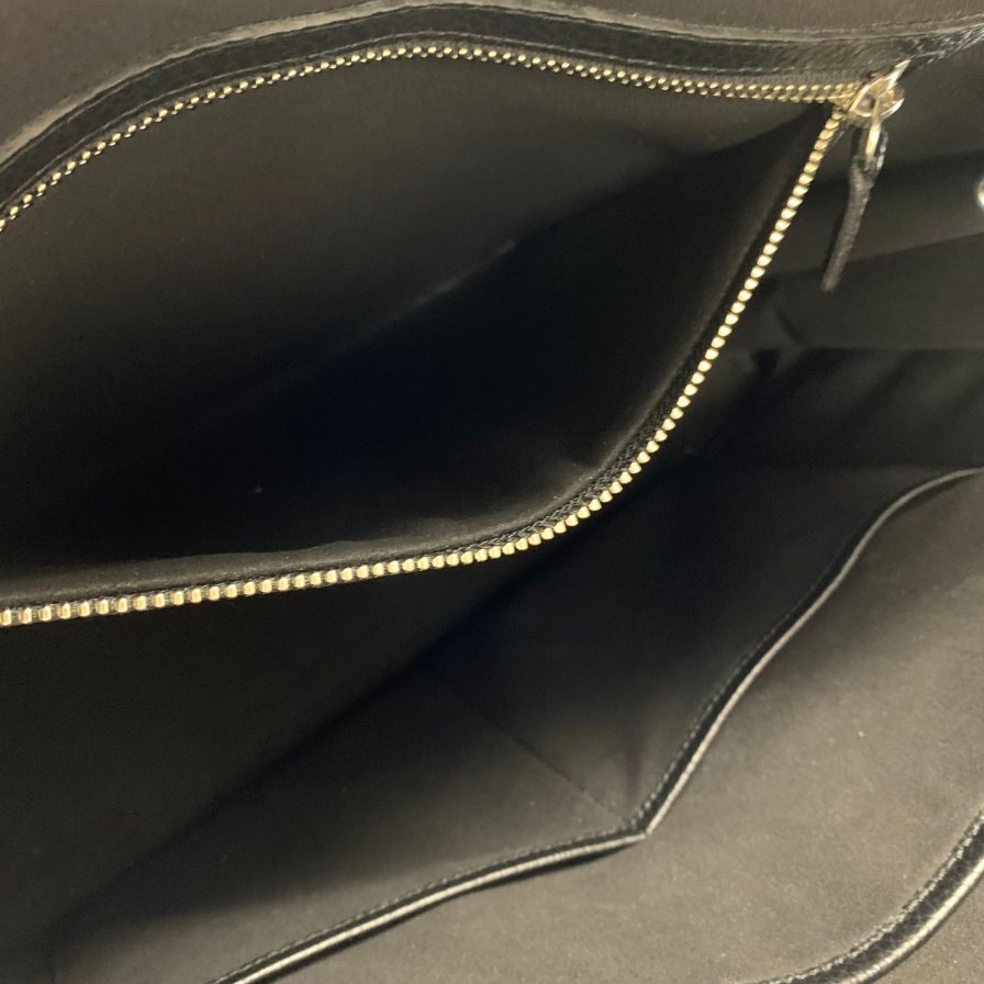 中古◆ユナイテッドアローズ トートバッグ レザー ブラック メンズ UNITED ARROWS【AFE5】
