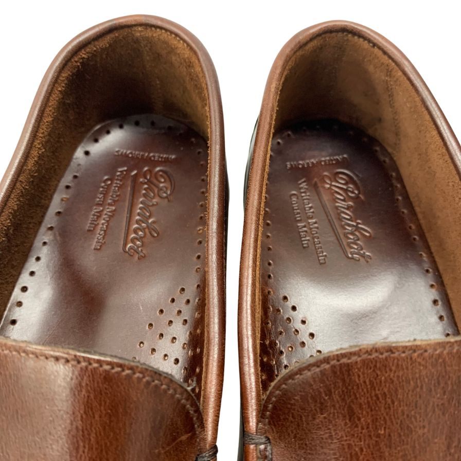 パラブーツ タッセルローファー ユナイテッドアローズ別注 メンズ ブラウン サイズ8 0123 Paraboot×UNITED ARROWS 約26.5cm【AFD12】
