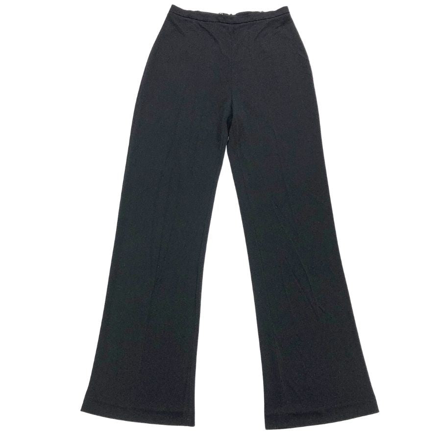 ジョルジオアルマーニ パンツ バックジップ ブラック レディース サイズ38 GIORGIO ARMANI 【AFB12】
