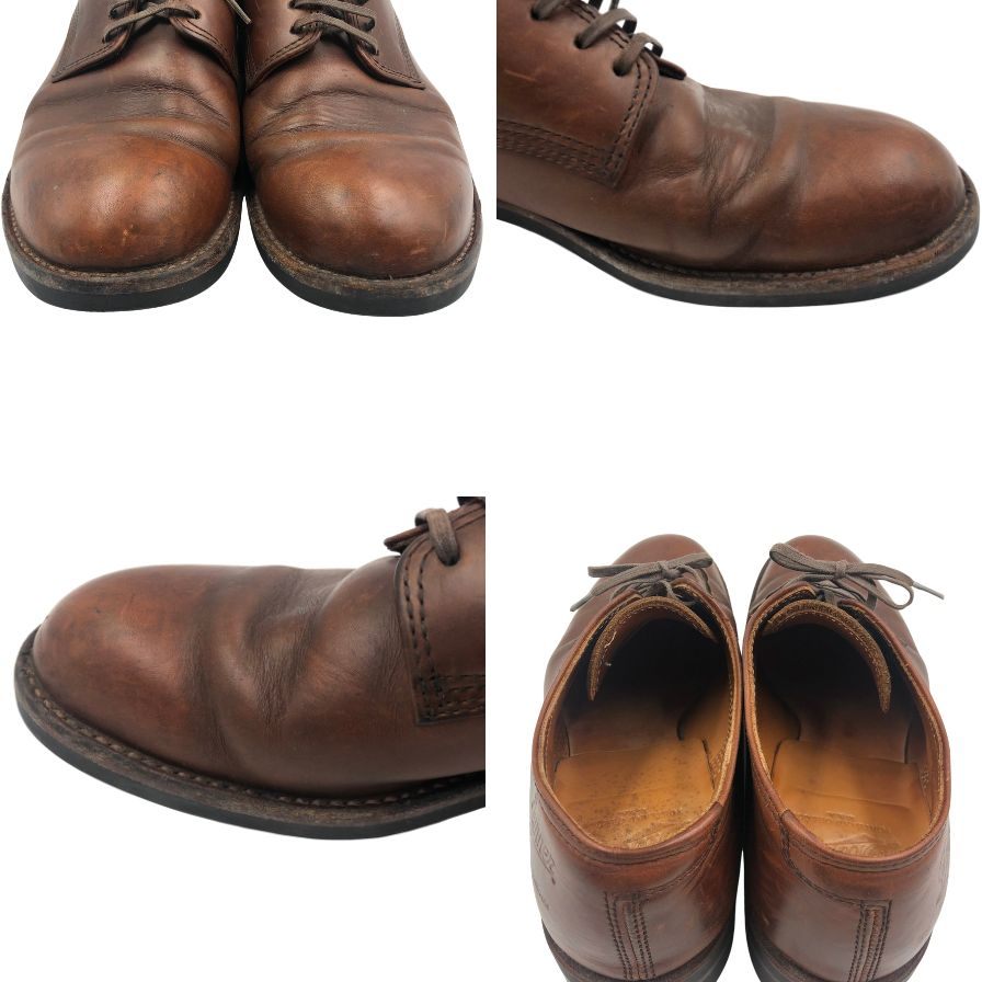 ダナー ダービーシューズ プレーントゥ ブラウン サイズ9 メンズ Danner 約27.5cm【AFC44】