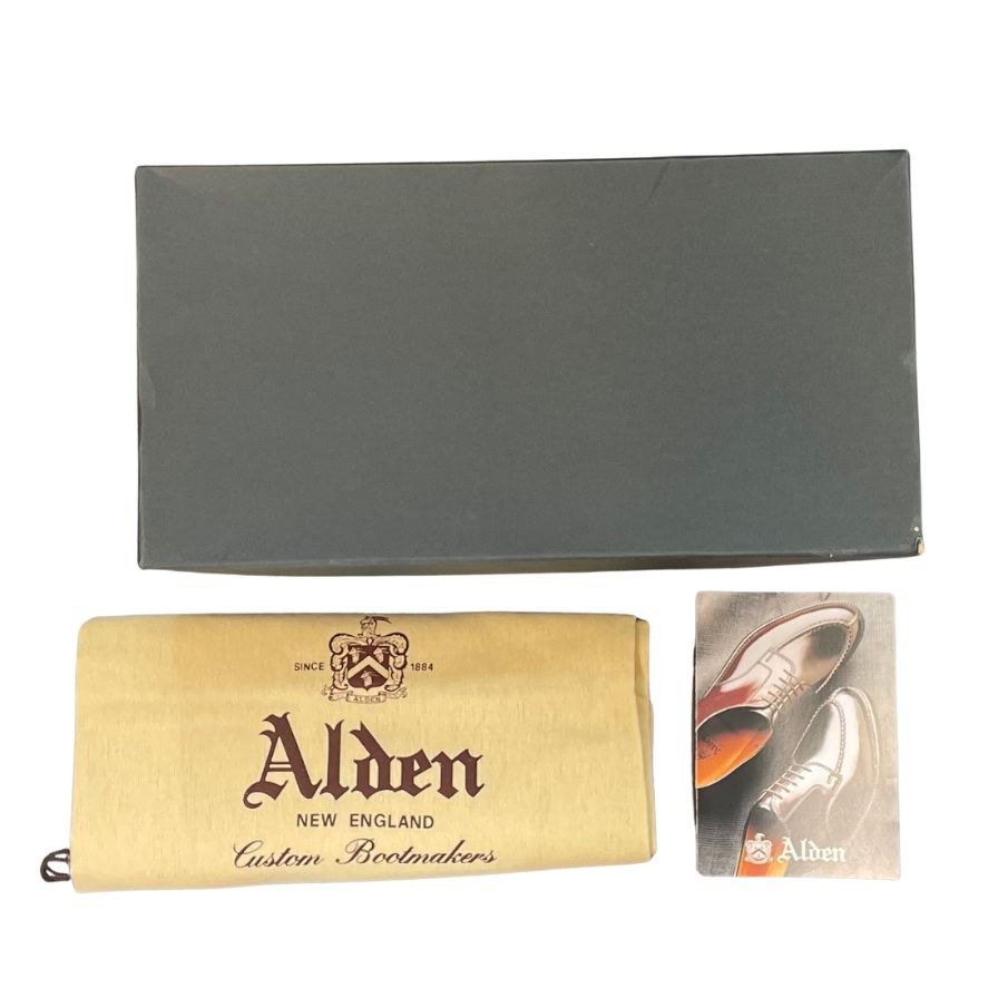 オールデン レースアップブーツ 4465HC コードバン サイズUS8D メンズ ブラック ALDEN ブーツ 約26.0cm【LA】【中古】