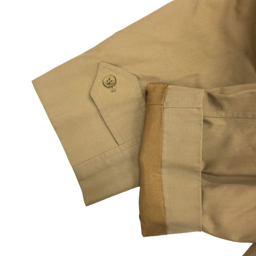 バーバリー バルカラーコート 90S 旧タグ イングランド製 ライトベージュ メンズ サイズM程度 Burberry【LA】