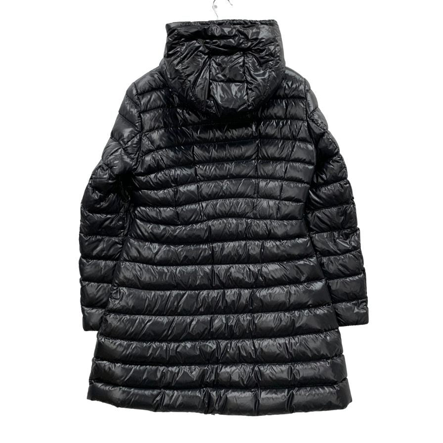 美品◆モンクレール ダウンコート AUTHIE GIUBBOTTO ブラック レディース サイズ4 MONCLER 【AFA1】