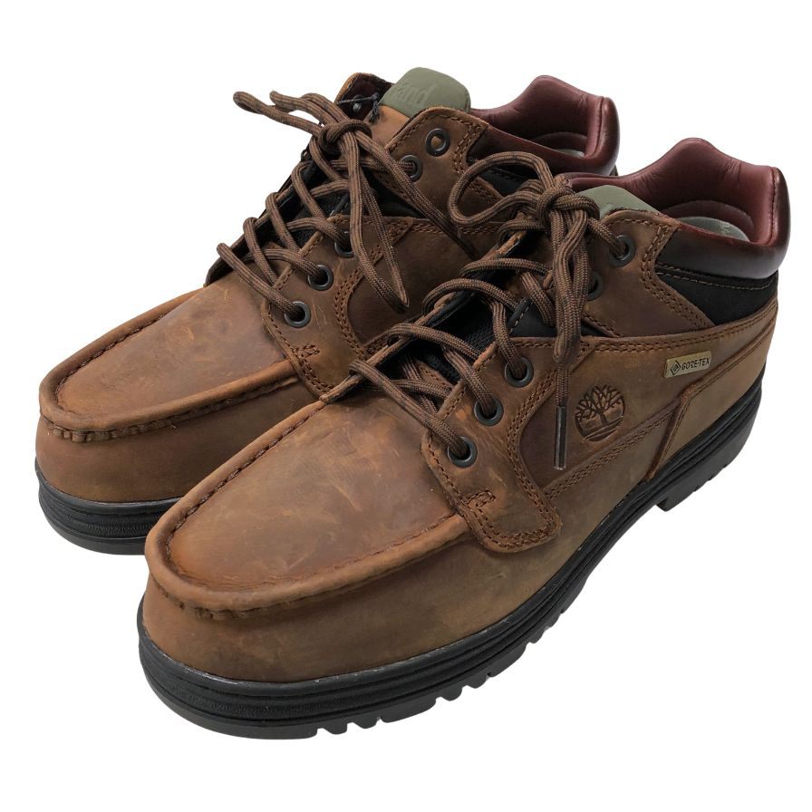 ティンバーランド スニーカー TB37042-214 モックトゥ ゴアテックス ブラウン サイズ27 メンズ Timberland 約27.0cm【AFD13】