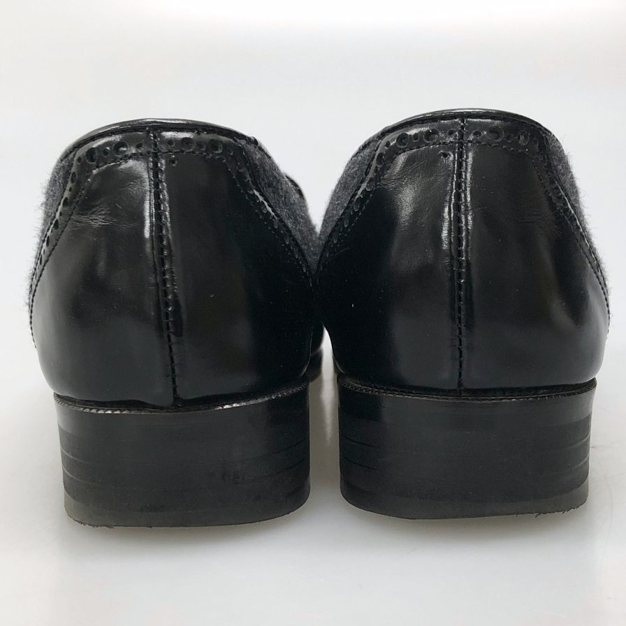 マッキントッシュフィロソフィー タッセルシューズ ブラック サイズ22 日本製 レディース MACKINTOSH PHILOSOPHY 約22.0cm【AFC31】