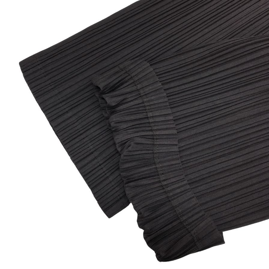 プリーツプリーズ イッセイミヤケ プリーツパンツ PP51JF614 ラミー レディース ブラウン サイズ4 PLEATS PLEASE ISSEY MIYAKE 【AFB19】