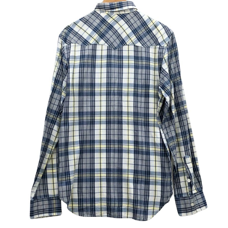 美品◆ダブルアールエル チェックシャツ ワンスター メンズ サイズS RALPH LAUREN RRL 【AFB9】