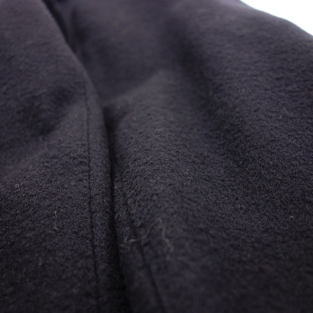 美品◆ラルディーニ チェスターコート JJ23143AQ ウールフランネルソリッド メンズ ネイビー サイズ44 LARDINI【LA】
