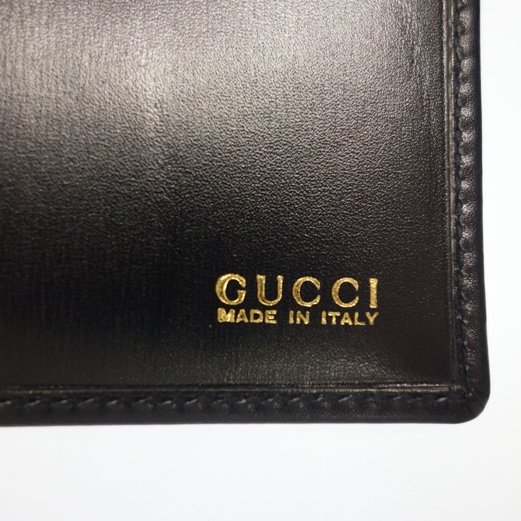 極美品◆グッチ カードケース ブラック 箱付き GUCCI【AFI5】