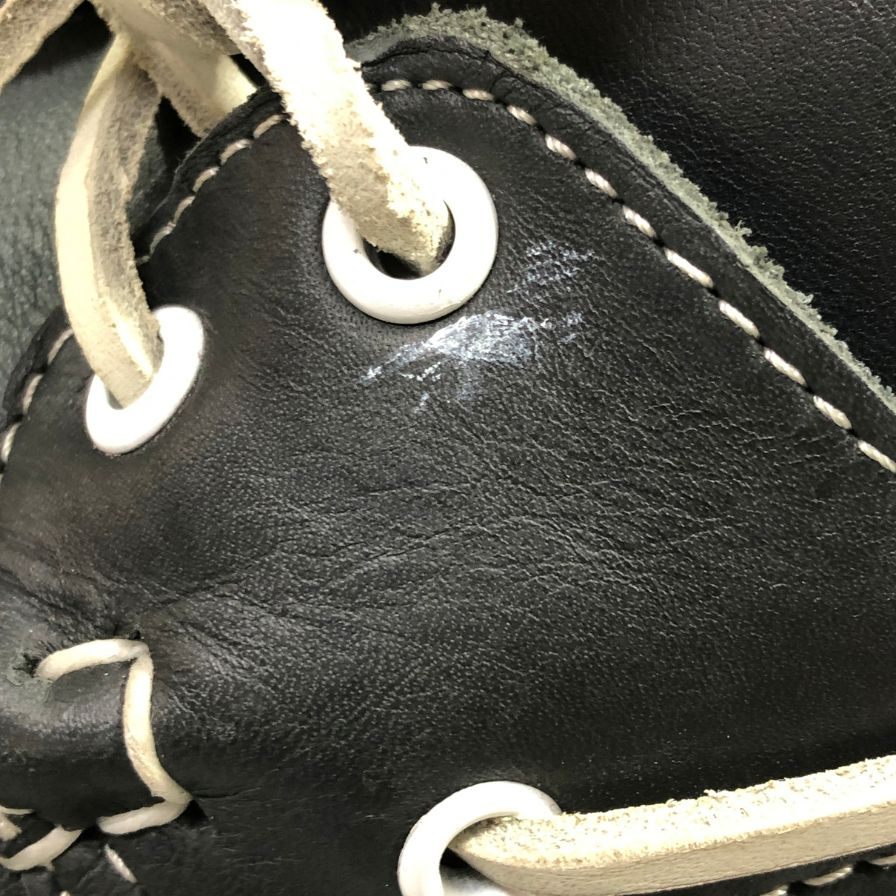 セバゴ レザーシューズ デッキシューズ モカシン メンズ ネイビー サイズUK6.5 SEBAGO 約24.5cm【AFC31】