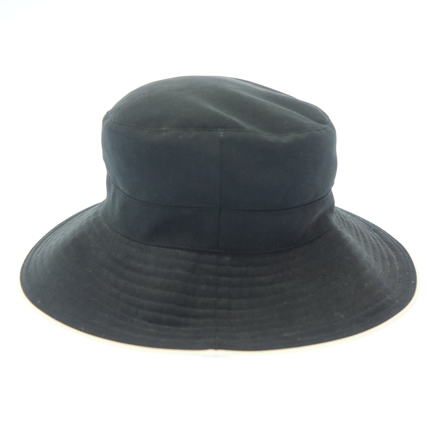 エルメス ハット 帽子 ブラック サイズ58(Mサイズ相当) HERMES【AFB42】【中古】